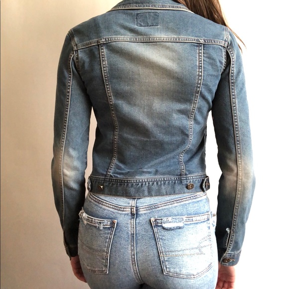 Y2K Vintage Denim Button Up Jean Jacket Medium - Picture 7 of 8